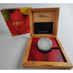 10 Dollar Silber Samoa 2014 - Ahorn Blatt - im Etui