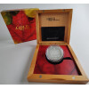 10 Dollar Silber Samoa 2014 - Ahorn Blatt - im Etui