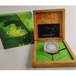 5 Dollar Silber Samoa 2016 - Eichen Blatt - im Etui