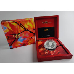 5 Dollar Silber Tokelau 2017 - japanisches Ahorn Blatt - im Etui