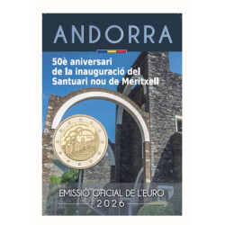 2 Euro Gedenkmünze Andorra 2026 st - Neue...