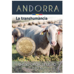 2 Euro Gedenkmünze Andorra 2026 st - Transhumanz