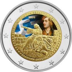 2 Euro Griechenland 2026 - Exodus von Messolongh -...