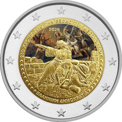 2 Euro Griechenland 2026 - Exodus von Messolongh -...
