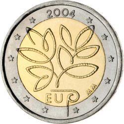 2 Euro Gedenkm&uuml;nze Finnland 2004 bfr. -...