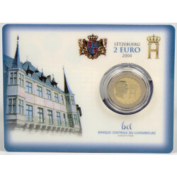 2 Euro Gedenkm&uuml;nze Luxemburg 2004 st - Monogramm...