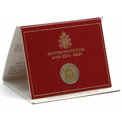 2 Euro Gedenkmünze Vatikan 2004 st - Petersdom - im Folder
