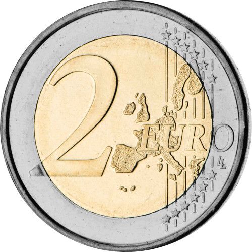 2 Euro Gedenkmünze Belgien 2005 bfr. - Wirtschaftsunion