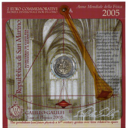 2 Euro Gedenkmünze San Marino 2005 st - Galileo...