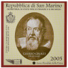 2 Euro Gedenkmünze San Marino 2005 st - Galileo Galilei - im Blister