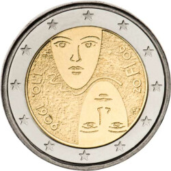 2 Euro Gedenkm&uuml;nze Finnland 2006 bfr. - Wahlrecht