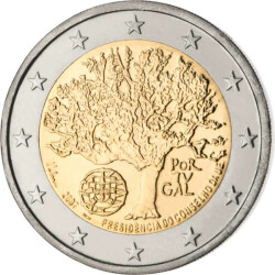 2 Euro Gedenkm&uuml;nze Portugal 2007 bfr. -...