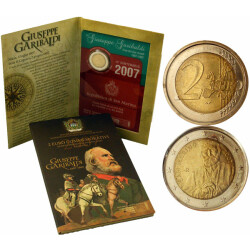 2 Euro Gedenkmünze San Marino 2007 st - Garibaldi -...