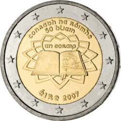 2 Euro Gedenkm&uuml;nze Irland 2007 bfr. -...