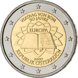 2 Euro Gedenkm&uuml;nze &Ouml;sterreich 2007 bfr....