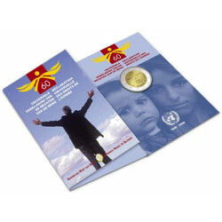 2 Euro Gedenkmünze Belgien 2008 st - Menschenrechte...