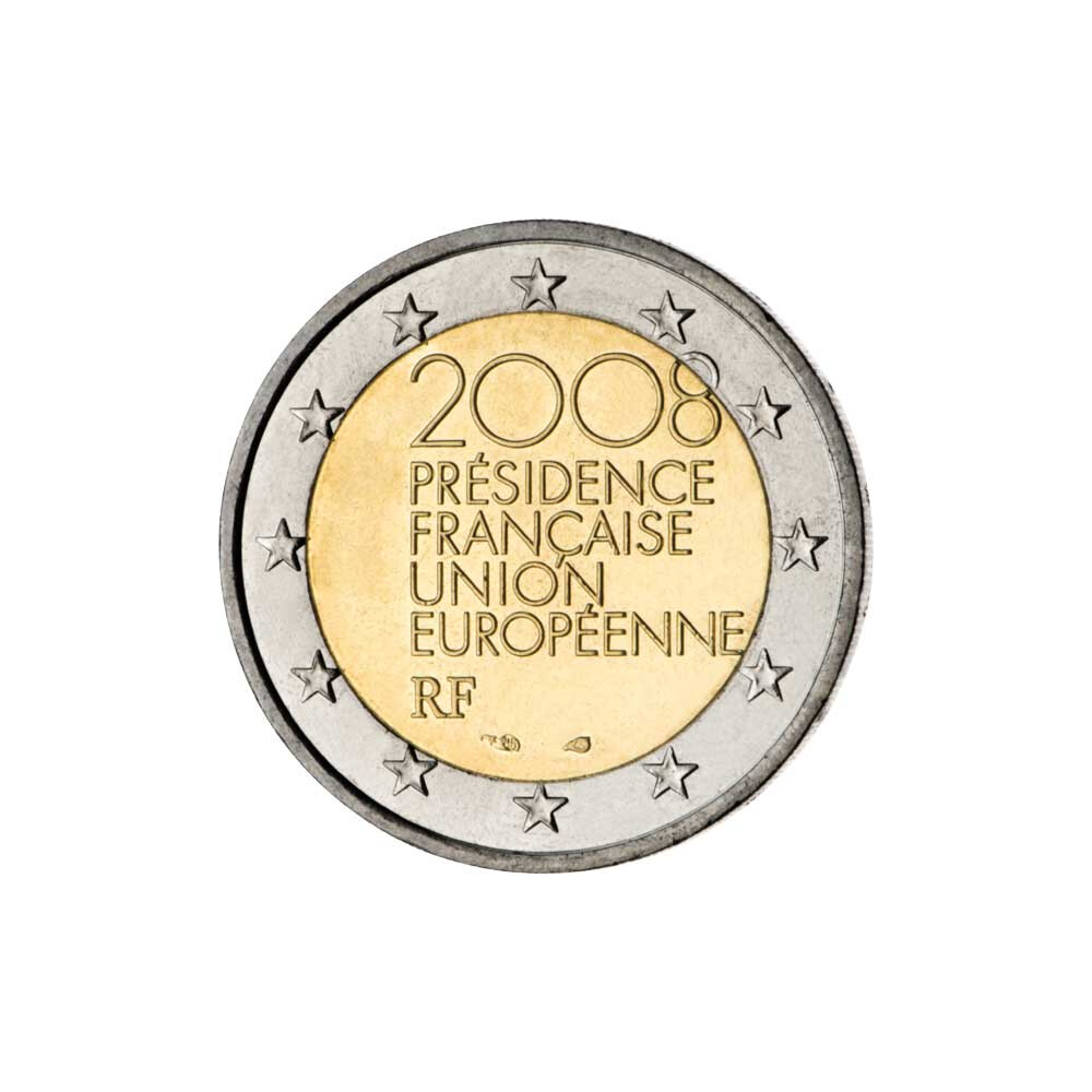 Pièces 2 Euros 2008 Présidence Française Union Européenne Rf