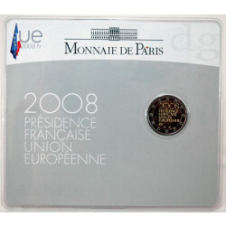 2 Euro Gedenkm&uuml;nze Frankreich 2008 st -...