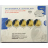 5 x 2 Euro Gedenkmünze Deutschland 2008 PP - Michel - im Blister