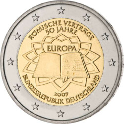 2 Euro Gedenkm&uuml;nze Deutschland 2007 bfr. -...