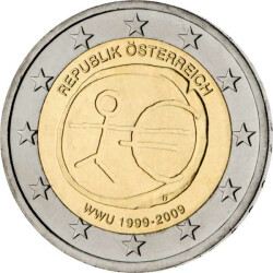 2 Euro Gedenkm&uuml;nze &Ouml;sterreich 2009 bfr....