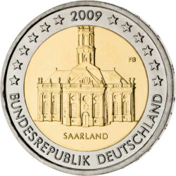2 Euro Gedenkmünze Deutschland 2009 bfr. -...