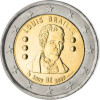 2 Euro Gedenkmünze Belgien 2009 bfr. - Louis Braille