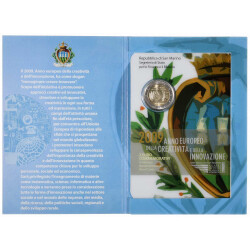 2 Euro Gedenkmünze San Marino 2009 st - Jahr der...