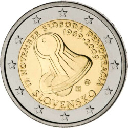 2 Euro Gedenkmünze Slowakei 2009 bfr. - 20....