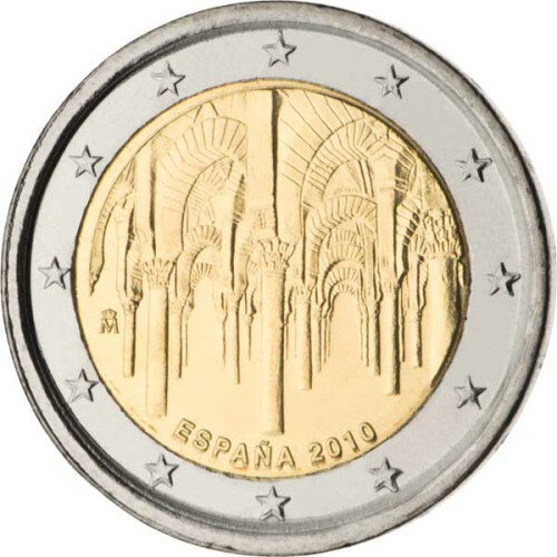 2 Euro Gedenkmünze Spanien 2010 bfr. - Cordoba