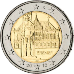 2 Euro Gedenkm&uuml;nze Deutschland 2010 bfr. -...