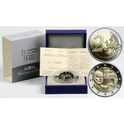 2 Euro Gedenkmünze Frankreich 2010 PP - Charles de...