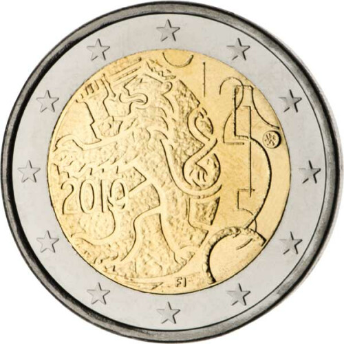 2 Euro Gedenkmünze Finnland 2010 bfr. - 150 Jahre Markka