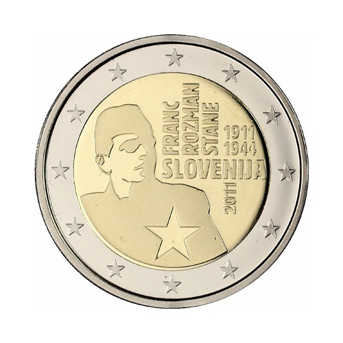 2 Euro Gedenkmünze Slowenien 2011 PP - Rozman