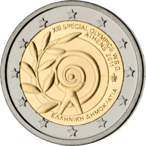2 Euro Gedenkmünze Griechenland 2011 bfr. - Olympiade