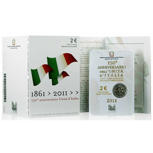 2 Euro Gedenkmünze Italien 2011 Republik st in CoinCard
