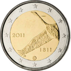 2 Euro Gedenkm&uuml;nze Finnland 2011 bfr. - 200...