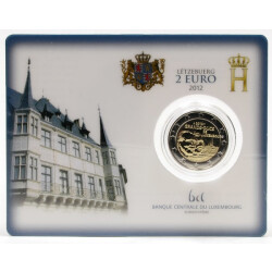 2 Euro Gedenkmünze Luxemburg 2012 st - Guillaume IV....