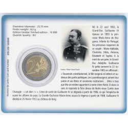 2 Euro Gedenkmünze Luxemburg 2012 st - Guillaume IV....