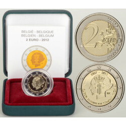 2 Euro Gedenkm&uuml;nze Belgien 2012 PP -...