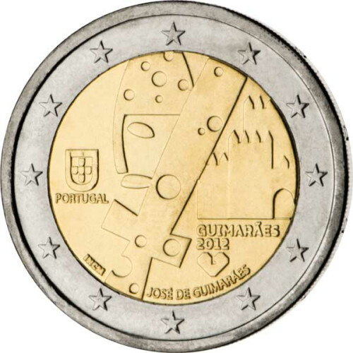 2 Euro Gedenkmünze Portugal 2012 bfr. - Guimarães