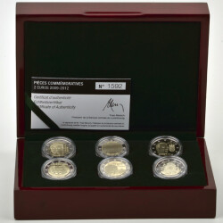 2 Euro Gedenkm&uuml;nzen-Set Luxemburg 2009-2012 in...