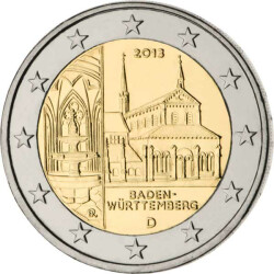 2 Euro Gedenkmünze Deutschland 2013 bfr. - Kloster...