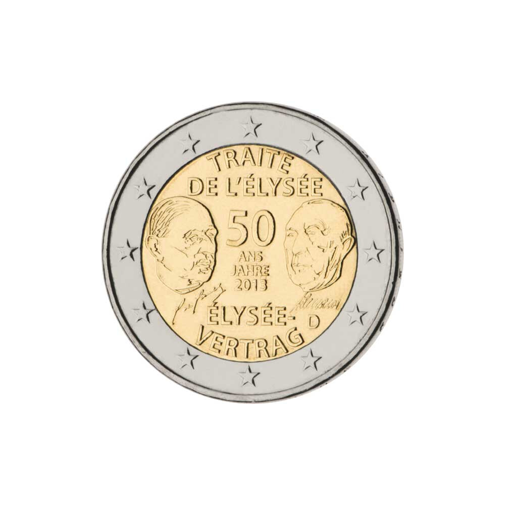 2 Euro Münze 2013 Elysee Vertrag Wert