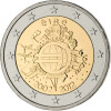 2 Euro Gedenkmünze Irland 2012 bfr. - 10 Jahre Bargeld