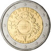 2 Euro Gedenkmünze Portugal 2012 bfr. - 10 Jahre Bargeld