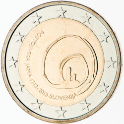 2 Euro Gedenkmünze Slowenien 2013 PP - Grotten von...