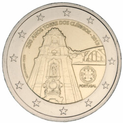 2 Euro Gedenkmünze Portugal 2013 bfr. - Clerigos