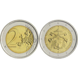 2 Euro Gedenkmünze Vatikan 2013 - Sedisvakanz - im Folder