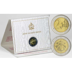 2 Euro Gedenkmünze Vatikan 2013 st - Sedisvakanz -...